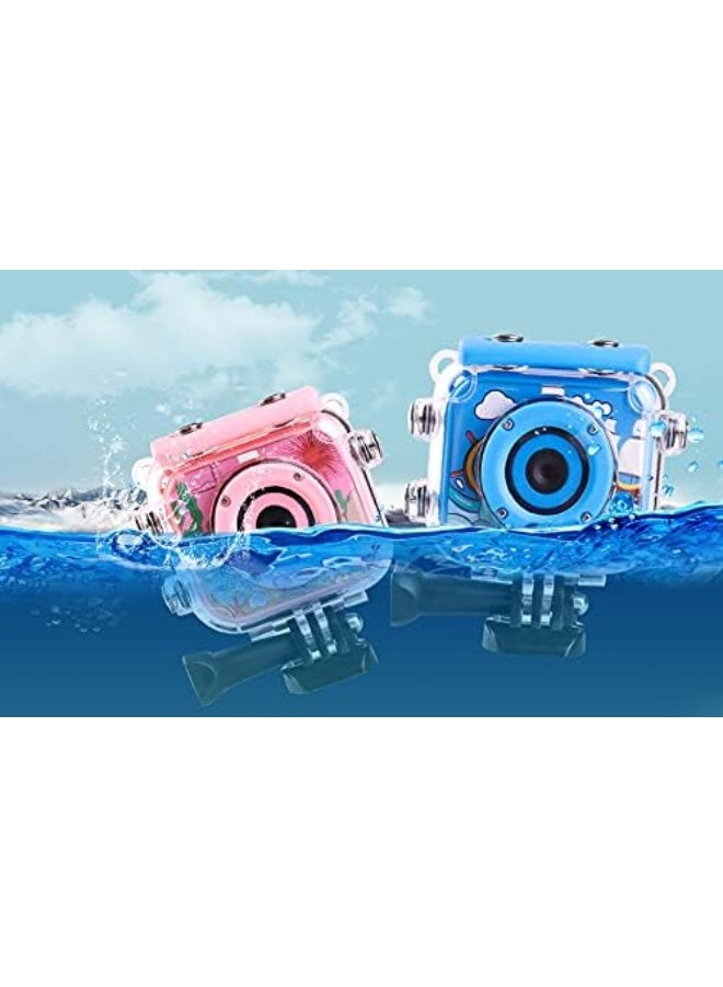 PRINTSHOP4ME Waterproof Digital Camera For Kids With 16 GB Storage Card-HD Video Camera Recorder For Girls And Boys-Durable And Easy-To-Use Underwater Camera For Toddlers - Image 5